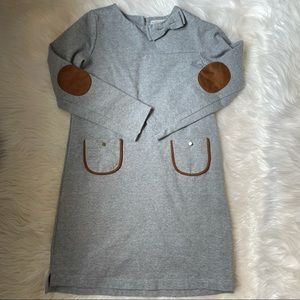 Hope & Henry LongSleeve Quilted Ponte Riding Dress